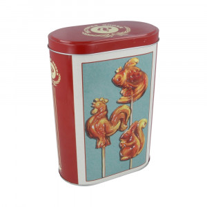 37655 Емкость для сыпучих продуктов 02 13.5 x 7.5 x 19.2 см "Петушки" Феникс-Презент