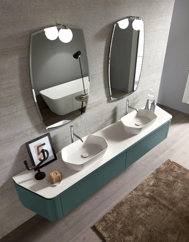 Archeda Двойная лакированная деревянная тумба под умывальник Gola sun-id-1385700 - Вид №4