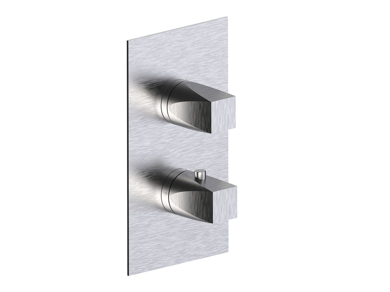 Термостатический смеситель для душа с 2 отверстиями из нержавеющей стали Rubinetterie Frattini Aline ARCH-00117817 - Вид №1