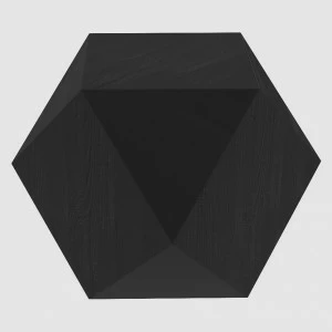 Тумба дизайнерская черная 50х71 см "Многогранник" от Odingeniy ODINGENIY  178335 Черный