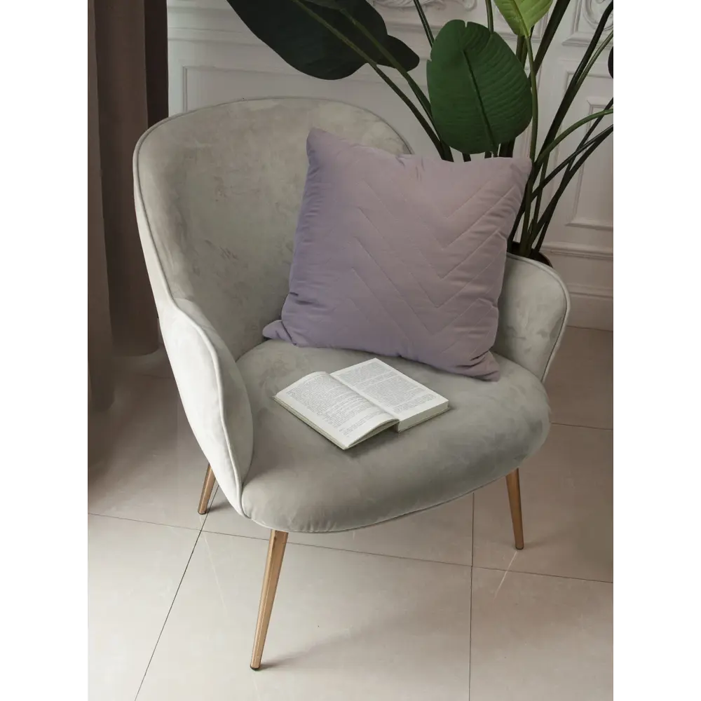 INSPIRE Nicolosi: декоративная подушка 45×45 см в серо-розовых тонах 89334505 STLM-1049811 - Вид №3