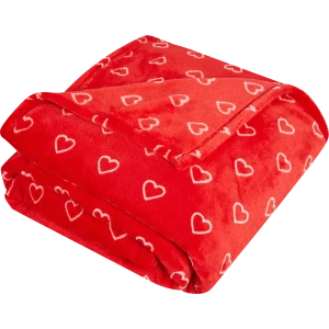 Плед Lamour 150x200 см фланель цвет красный 89337338 STLM-2160925