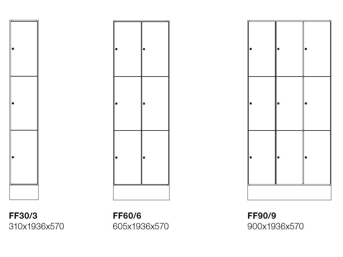 Ламинированный офисный шкаф с замком TreCe CombiLine ARCH-00131051 - Вид №6