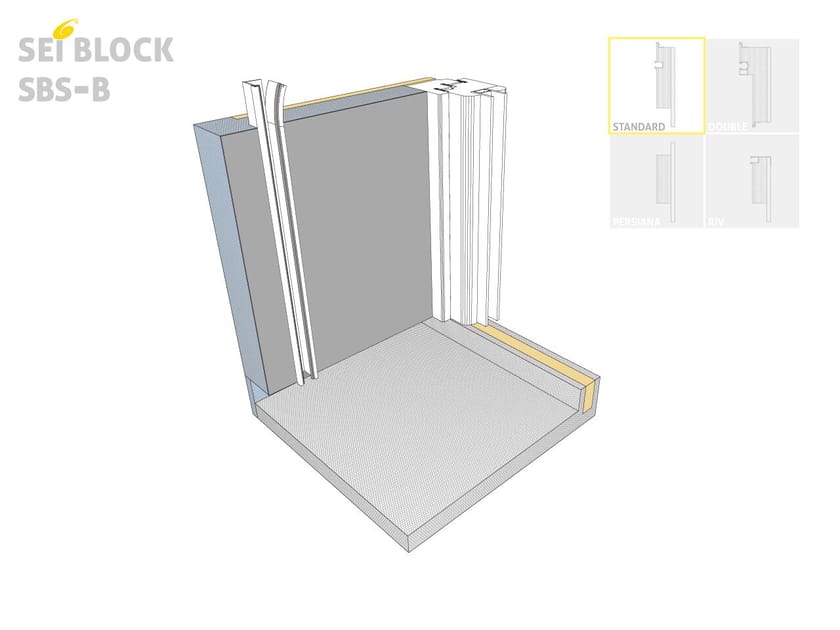Теплоизоляционное плечо для оконного отсека Sei System SEI BLOCK STANDARD B ARCH-00027250
