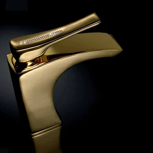 Однорычажный смеситель для раковины 59.002G MAIER SKIP DIAMOND