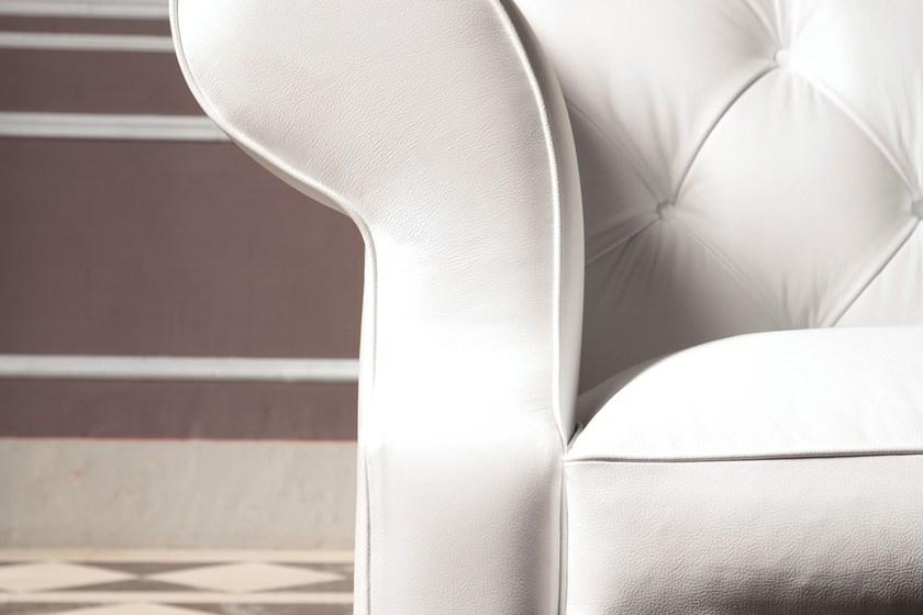 Domingo Salotti Стеганый 3-местный кожаный диван Benjamin sun-id-1419151 - Вид №3