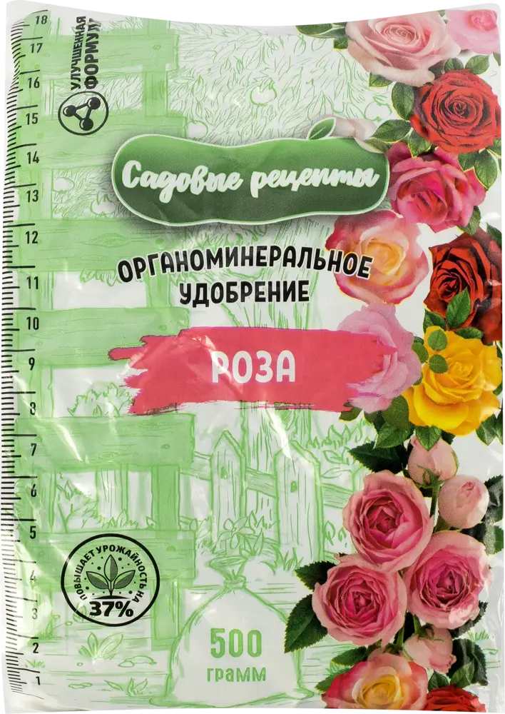 САДОВЫЕ РЕЦЕПТЫ — Удобрение для роз с пролонгированным действием 0.5 кг 82207597
