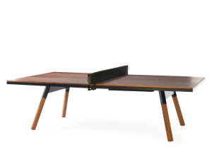 Прямоугольный стол для пинг-понга из орехового дерева