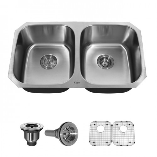 KBU22 Мойка кухонная прямоугольная Krausru  - Вид №4