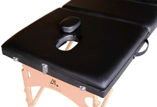 TS3021_B1 Черный массажный стол NIRVANA RELAX PRO DFC  - Вид №2