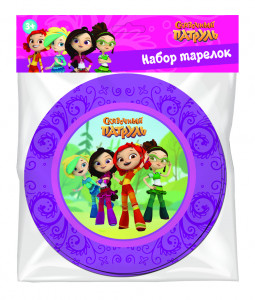 275841 Набор бумажных тарелок 6 шт. "Сказочный патруль"