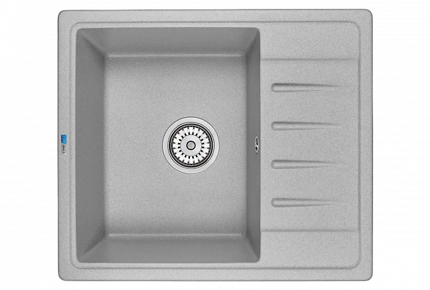 5803, БАЗАЛЬТ, кухонная мойка, СтандАРТ кварц GRANULA Standart 5803-ST43 - Вид №1
