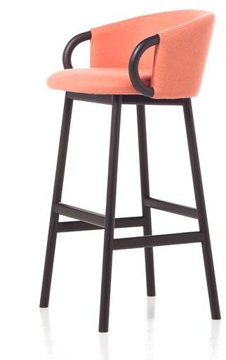 Very Wood Высокий табурет со спинкой Zant sun-id-1422267 - Вид №1