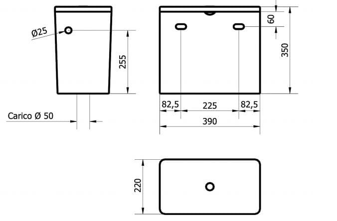 Внешняя сливная кассета Thermomat 555 ARCH-00075576 - Вид №1