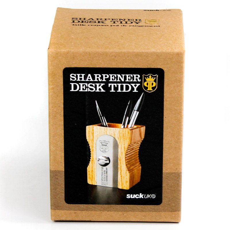 SK PENCILPOT1 Органайзер для рабочего стола sharpener бежевый Suck UK  - Вид №6