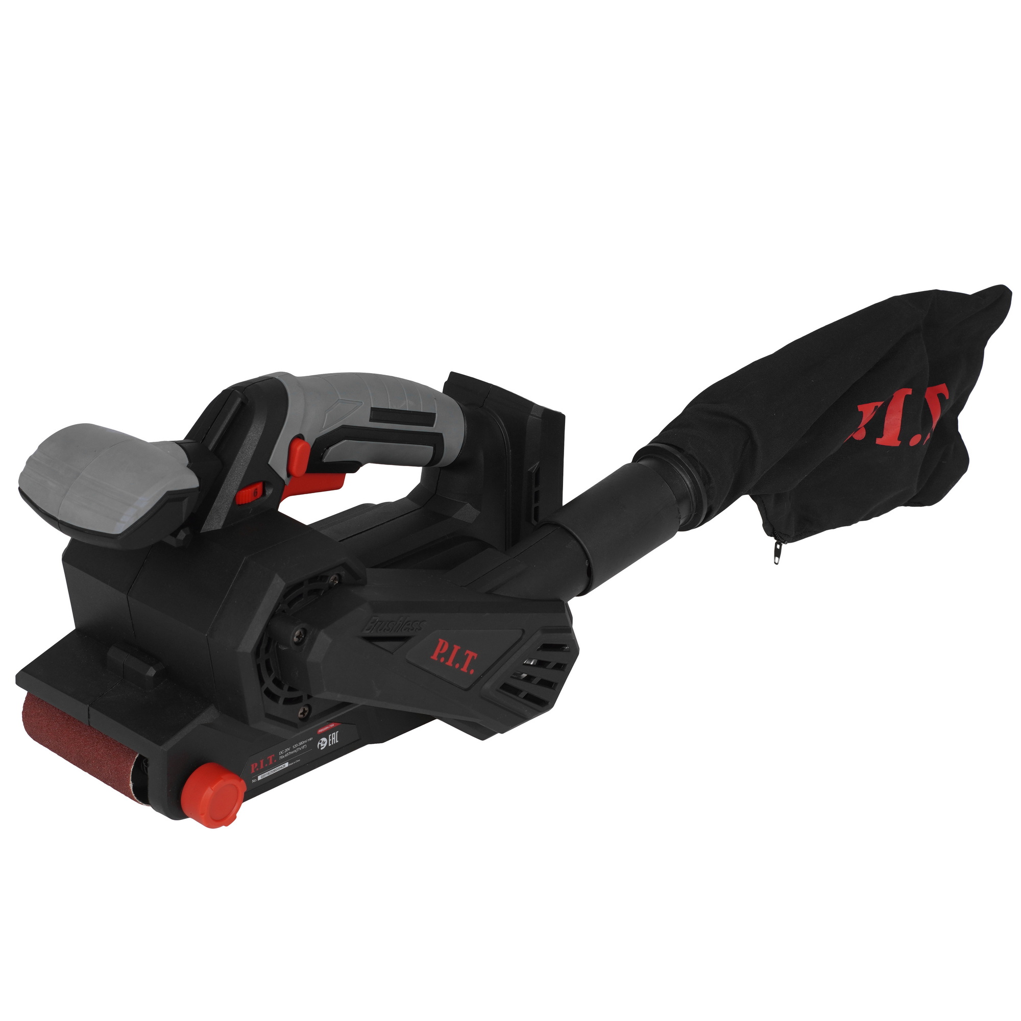Ленточная шлифмашина P.I.T. PBS20H-75A OnePower 20V  , Без ЗУ, Без АКБ 9227330 PIT STDN-0052036