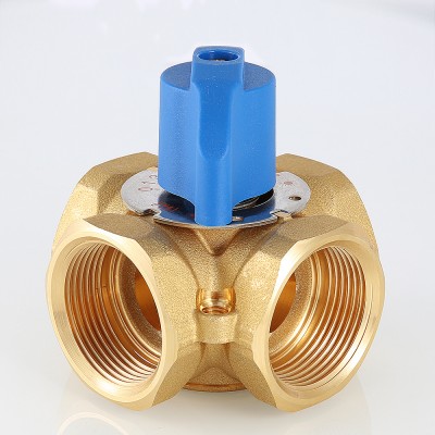 VT.MIX04.G.06 Четырехходовой смесительный клапан Valtec 1"  - Вид №3