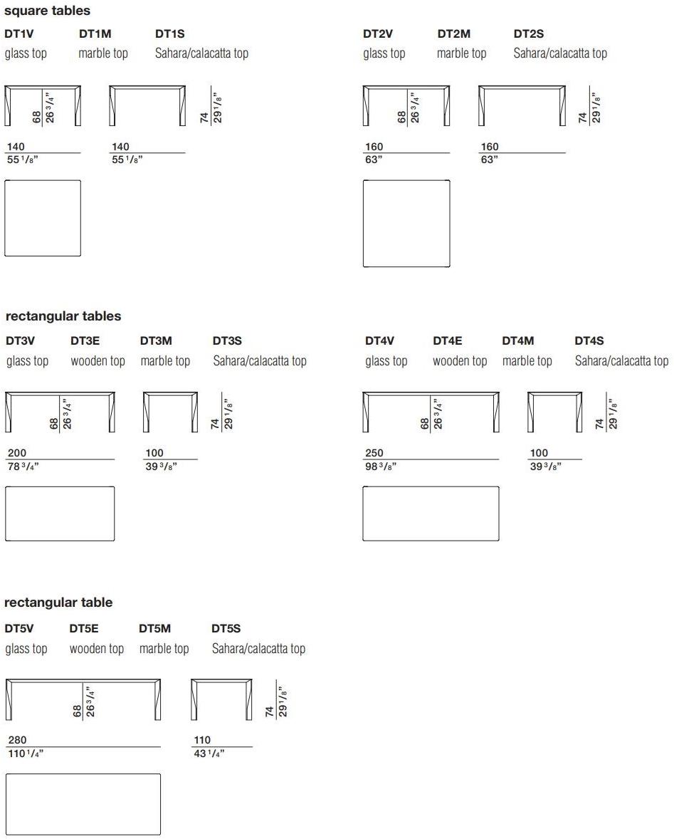 Molteni & C. Прямоугольный обеденный стол из стекла sun-id-1483773 - Вид №1