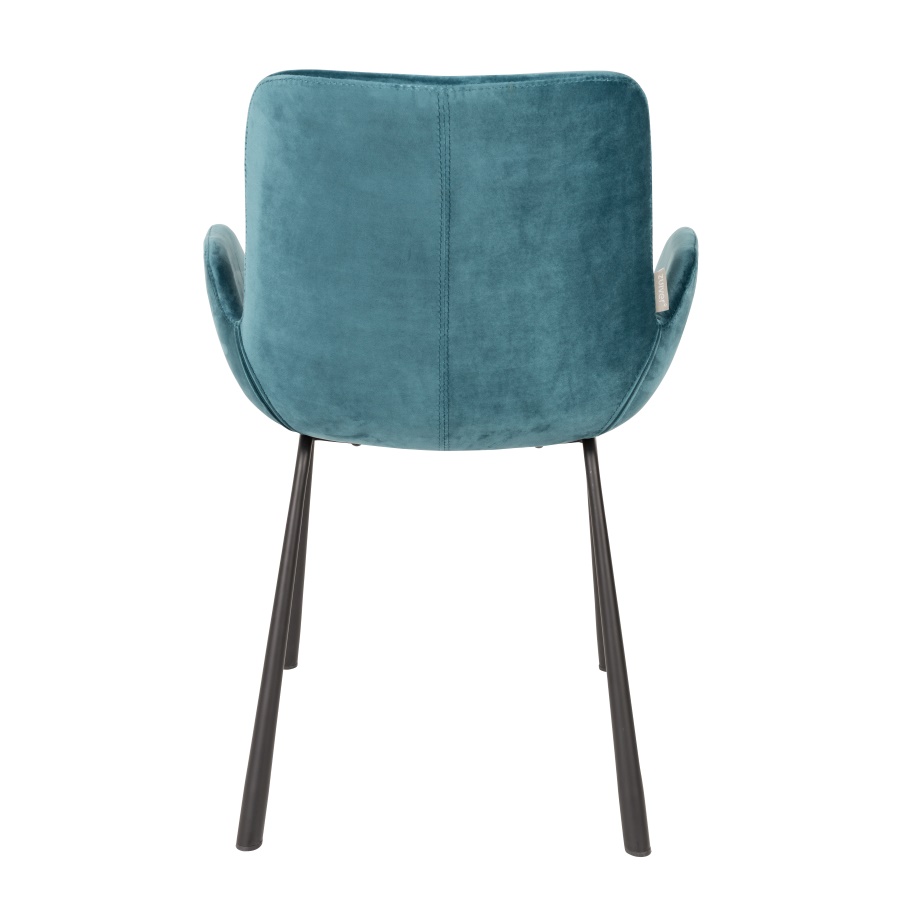 Кресло Brit бирюзовое минимализм Zuiver 1200144 - Вид №5