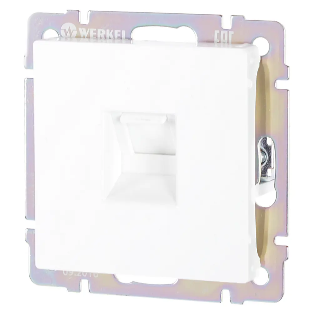 Телефонная розетка встраиваемая Werkel RJ11, цвет белый Встраиваемые механизмы STLM-2154625 - Вид №2