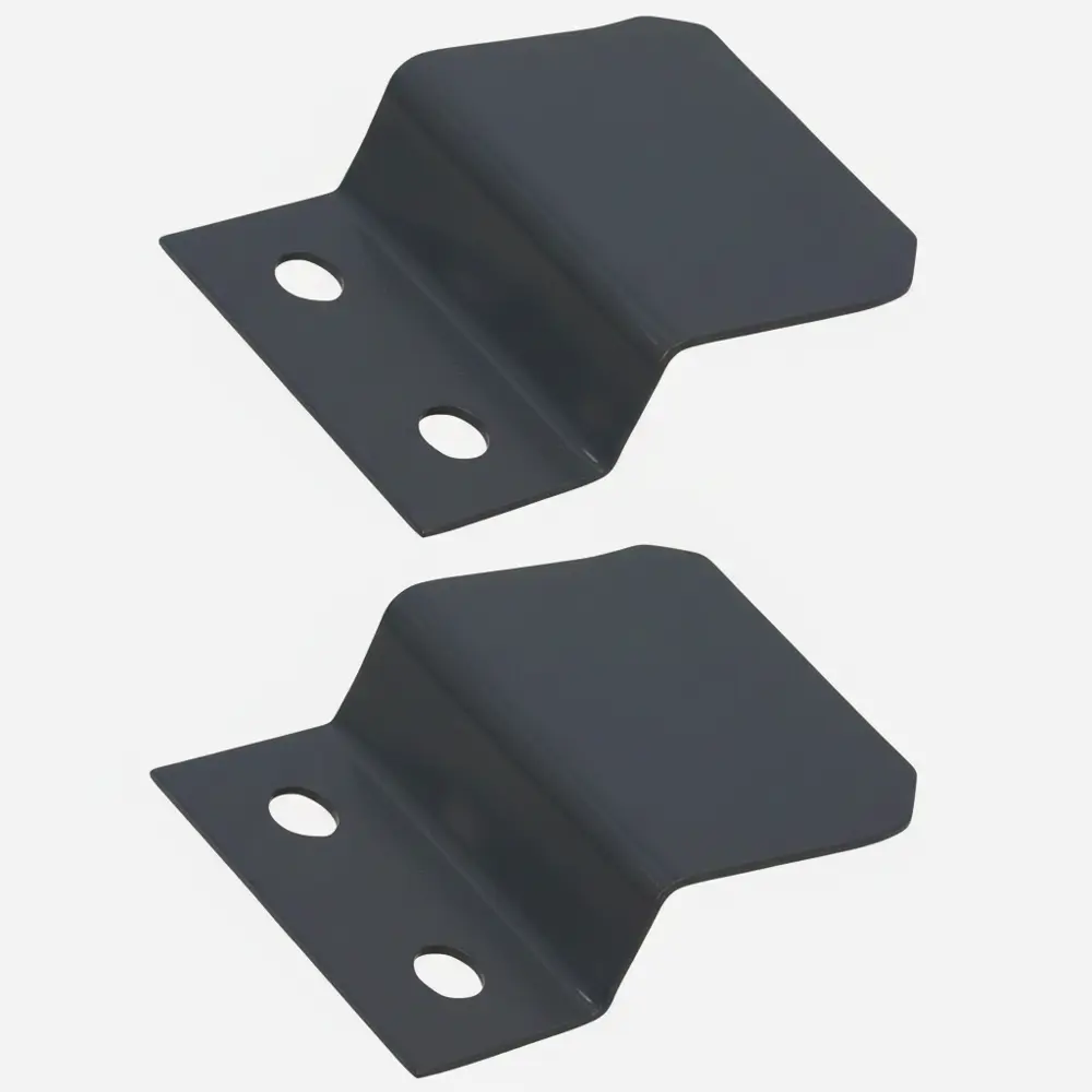 Кронштейн серый 120x26x10 мм 4 шт MONLID STLM-2059148