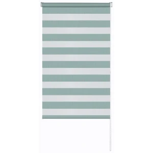 Рулонная штора день-ночь MIAMOZA Петер 140x175 см бирюзовая 89411402