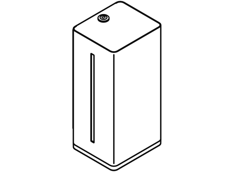 805.06.115 Сенсорный электронный дозатор мыла HEWI Berührungslose Spender  - Вид №7