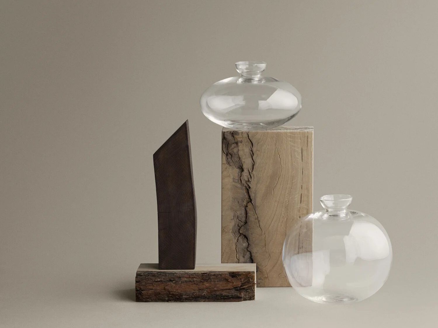 Круглая ваза из дутого стекла blomus AVO M ARCH-00116673 - Вид №1