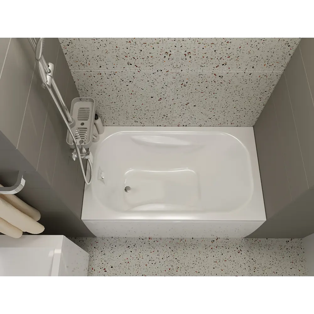 Ванна 100Acryl Luara акриловая 130x70 см ножки в комплекте STLM-2031407 - Вид №6