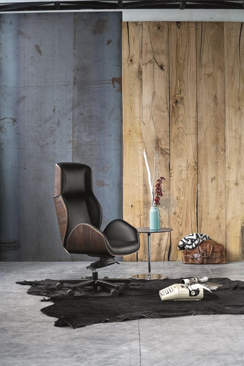 VAGHI Офисный стул со спинкой из розового дерева Suoni executive Slc8/sld8 - Вид №2