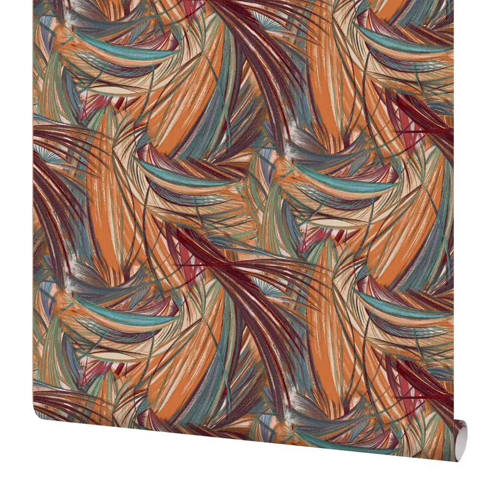 Обои флизелиновые Erismann Bolero оранжевые 1.06 м 60137-06 STLM-2152564