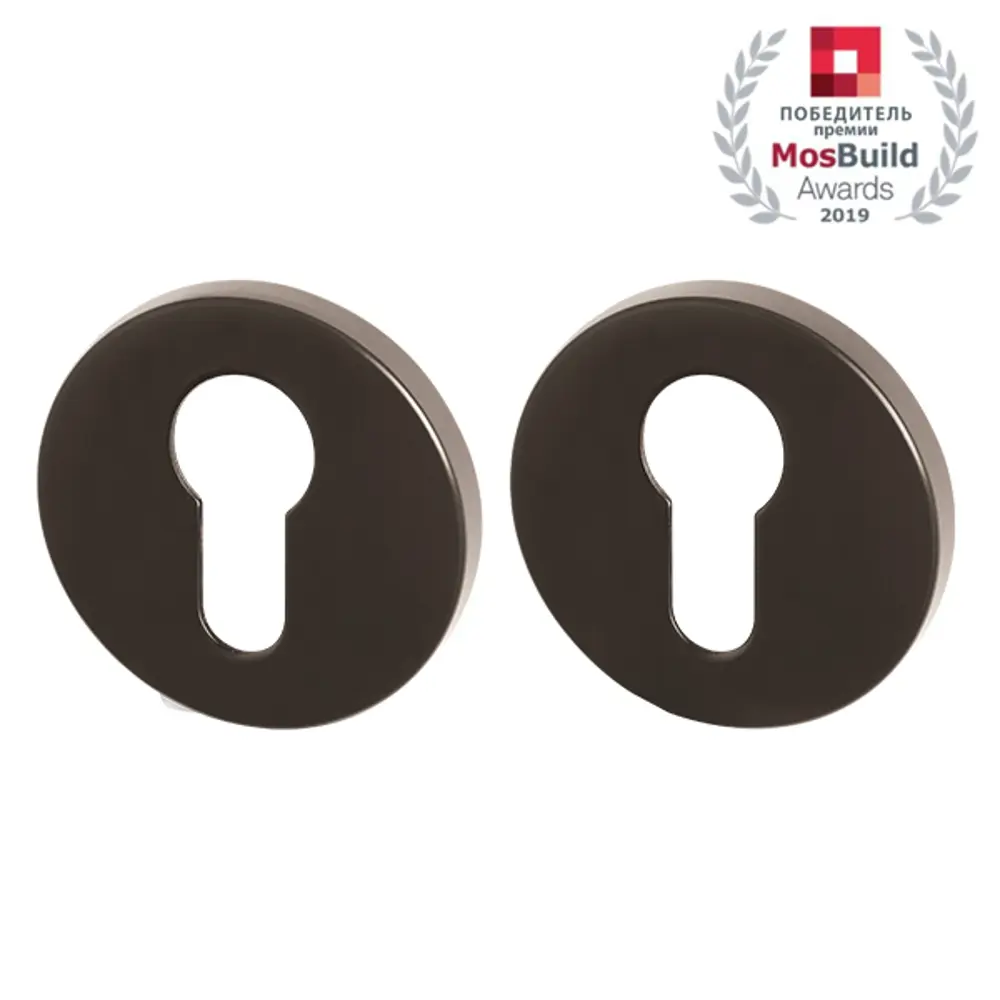 Накладка под цилиндр Armadillo ET.R.URS52 BPVD-77, ЦАМ, цвет вороненый никель STLM-2144734 - Вид №1