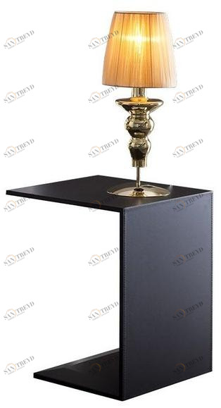 Chaarme Letti Прямоугольная прикроватная тумбочка из кожи sun-id-1352968