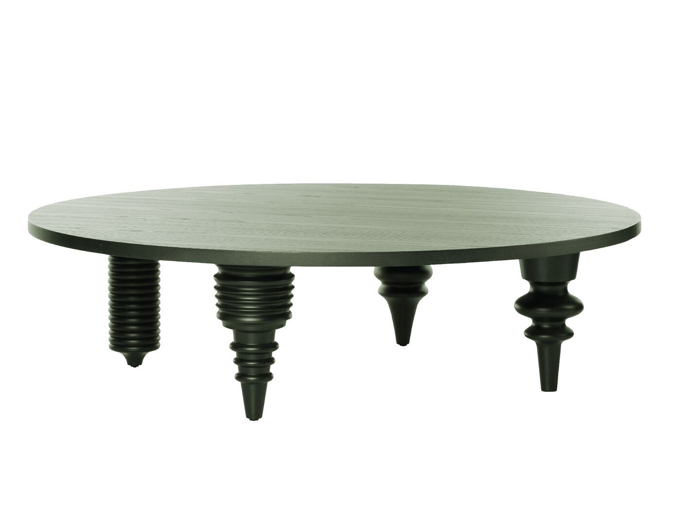 Круглый журнальный столик из ясеня для гостиной BD Barcelona Multileg ARCH-00094674