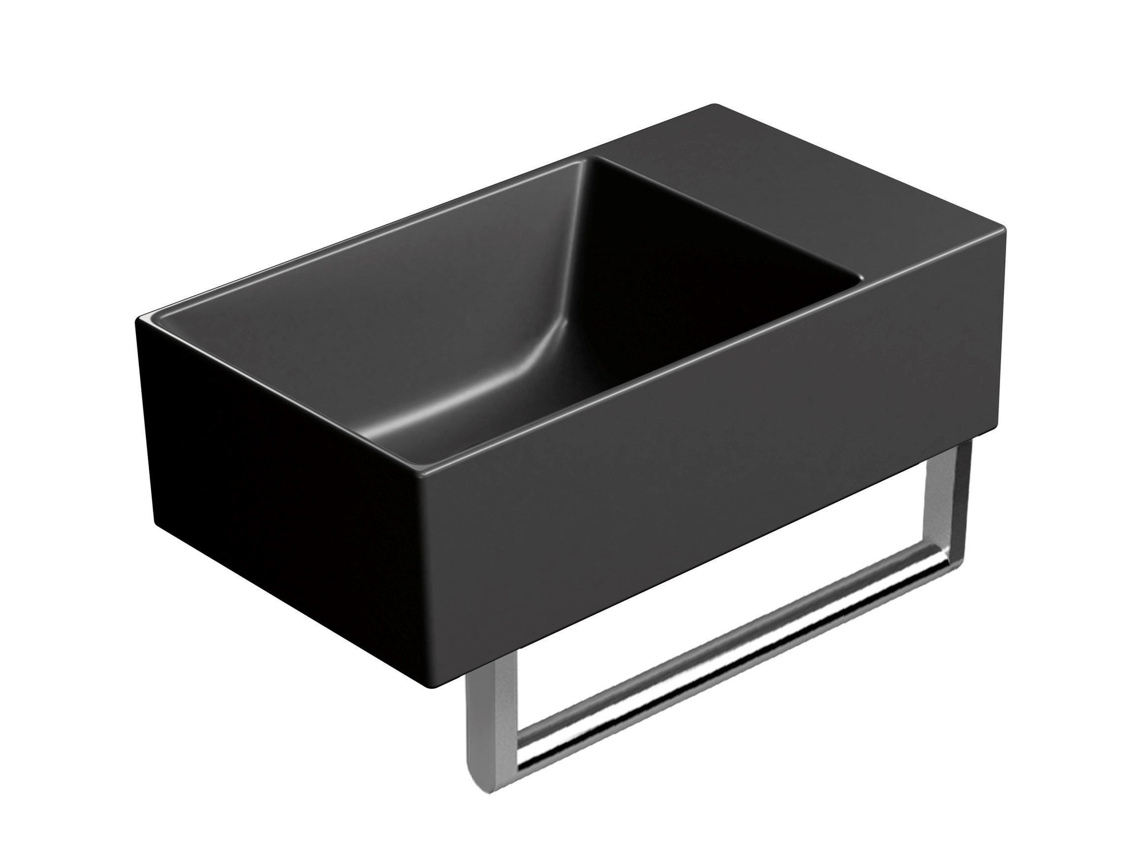 Керамическая прямоугольная раковина с держателем для полотенец GSI ceramica Color Elements ARCH-00149505 - Вид №15