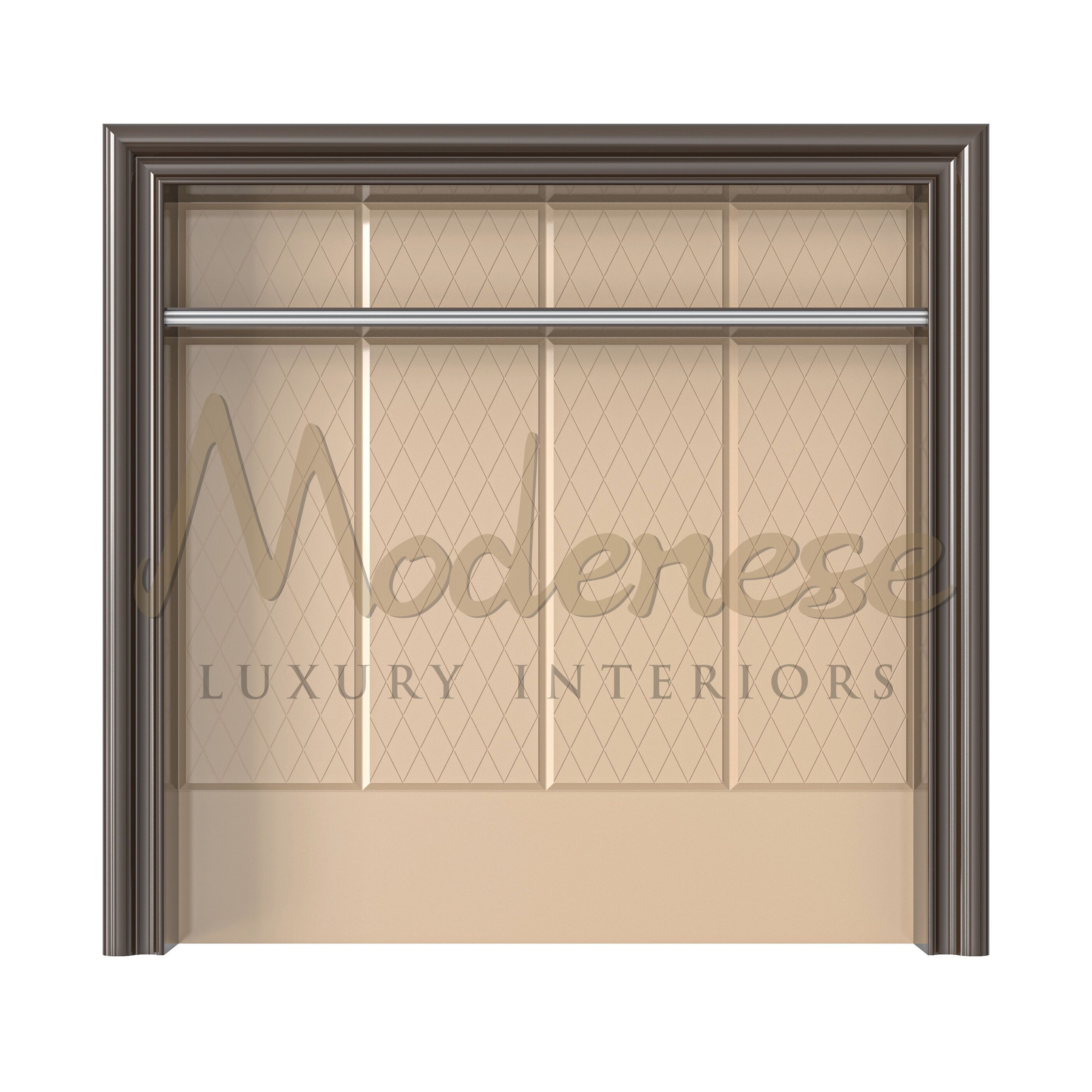 Оборудованная стена из бука с подставкой для телевизора Modenese Luxury Interiors 20152 / 21113 / 21114 ARCH-00021411 - Вид №2