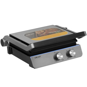 5409523 Гриль DEXP GRL-2000BR серебристый