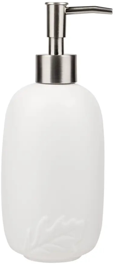 Дозатор для жидкого мыла MOROSHKA Shelest - элегантный белый аксессуар для ванной 89355549