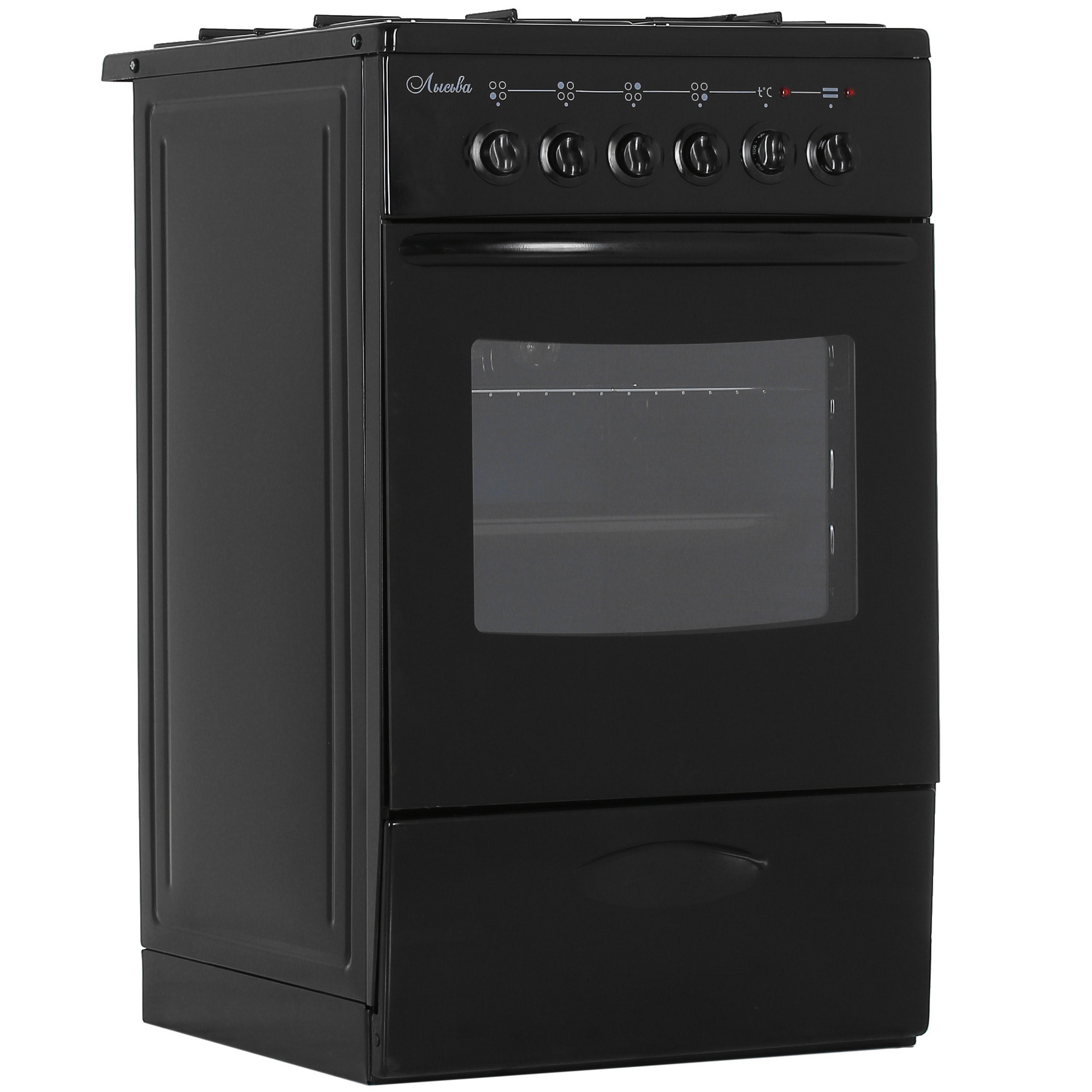 8141010 Комбинированная плита Лысьва ЭГ 401 МС-2у черный STDN-0106035 - Вид №1