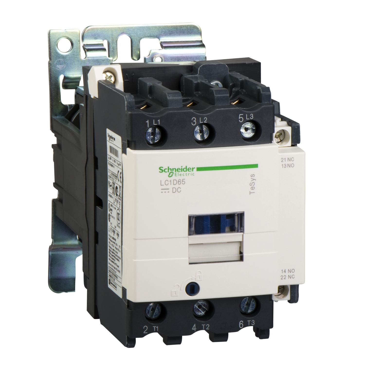 LC1D80GD Контактор LC1D 3P 80А 440/125В DC 45кВт Schneider Electric TeSys 
