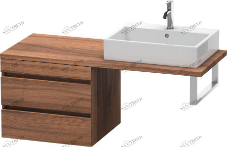 DS533807979 DuraStyle Шкафчик для консоли Орех натуральный, декор Duravit