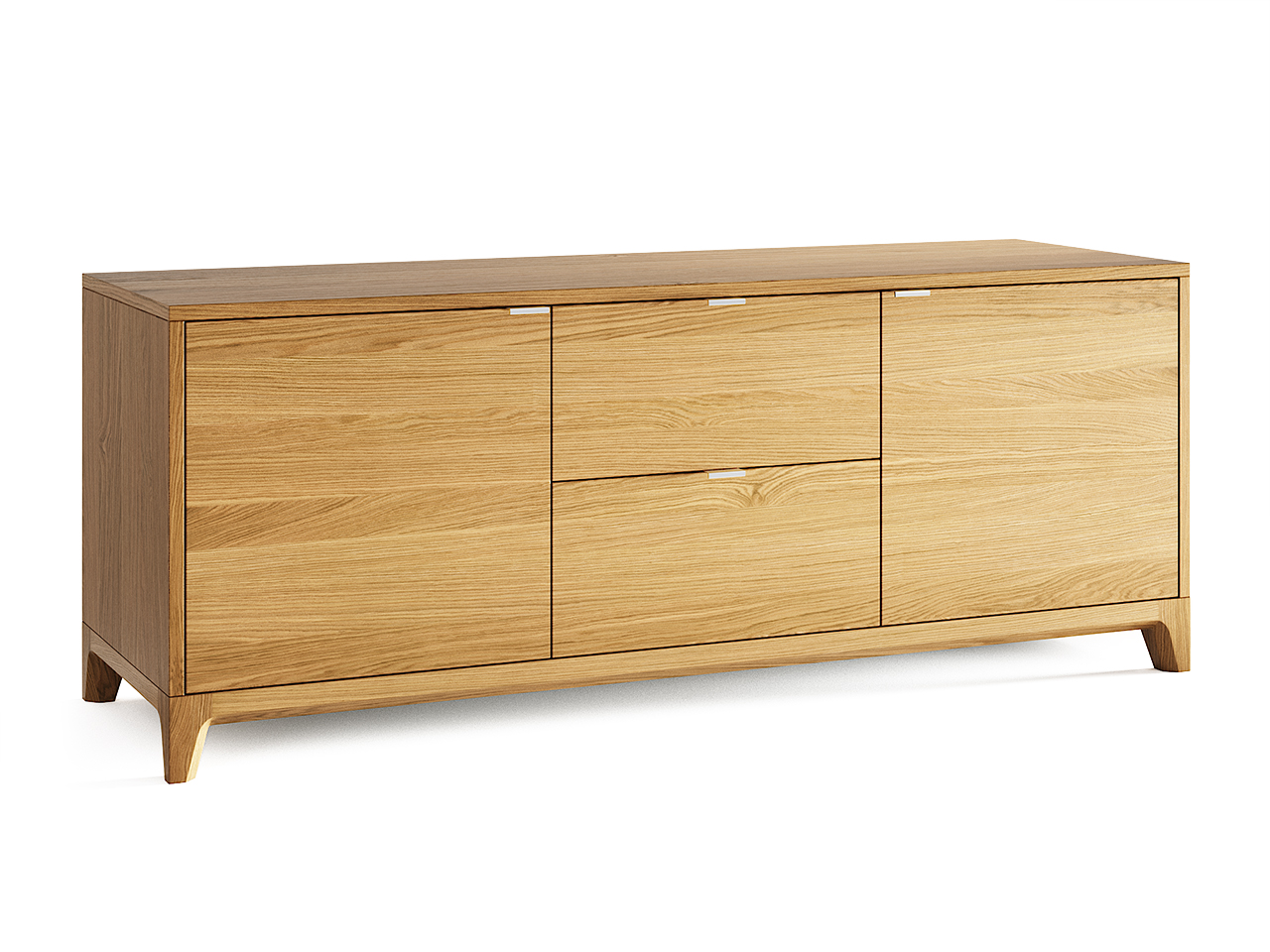 Тумба под телевизор с ящиками светло-коричневая Case THE IDEA  210256 Коричневый  - Вид №1