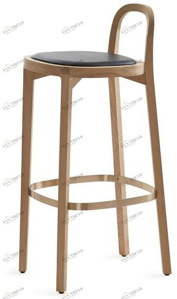 Woodnotes Табурет из дуба со встроенной подушкой Siro+ sun-id-1516158