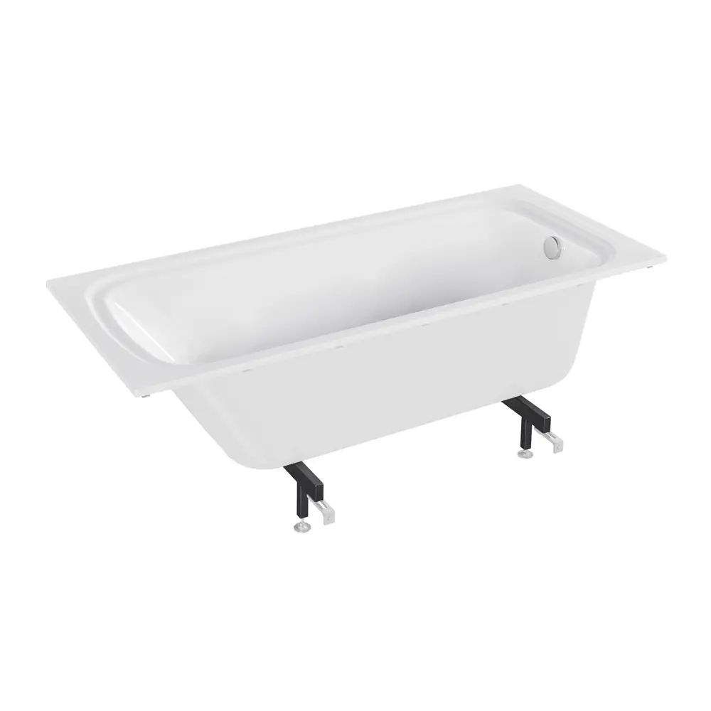 Ванна Jacob Delafon Louis из искусственного мрамора 180x80 см STLM-2171930 - Вид №1