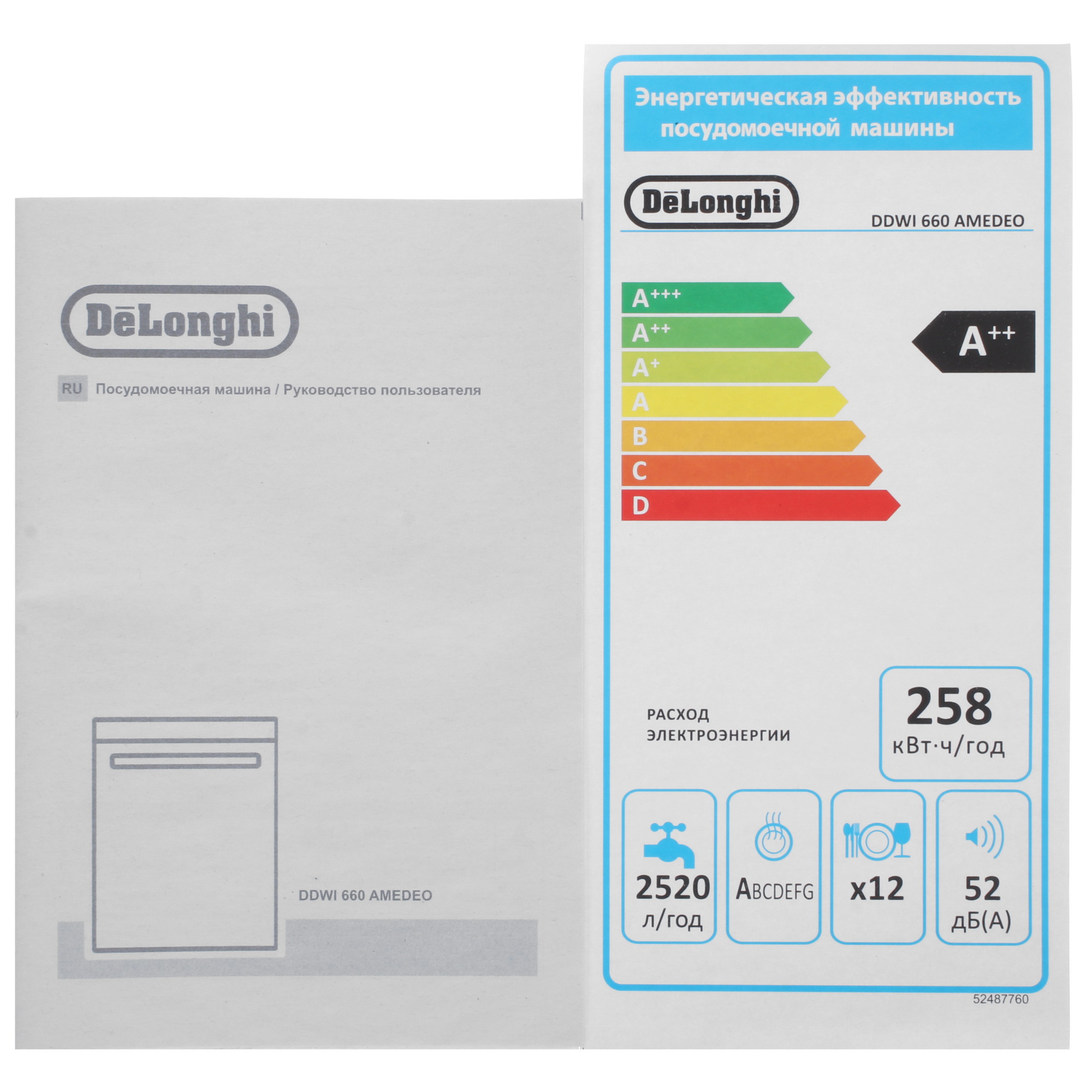 9155973 Встраиваемая посудомоечная машина DeLonghi DDWI 660 AMEDEO STDN-0138881 - Вид №13