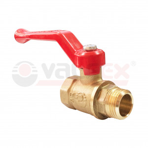 VF.215.L0R1.012 Valfex Кран шаровой OPTIMA, ручка-рычаг (внутр.-наруж.)  1/2"
