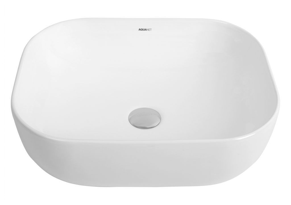 LAKE1 Накладная раковина на столешницу  овальная Aquanet  - Вид №3