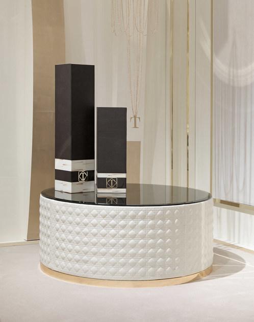 Turri Круглый кожаный журнальный столик на контракт Caractere sun-id-1458829 - Вид №1