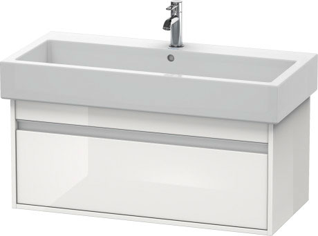 KT668804343 Ketho Тумбочка подвесная Базальт матовый, декор Duravit - Вид №2