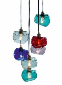 LICHT IM RAUM Подвесной светильник из дутого стекла Glass moons